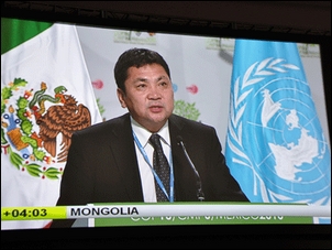 НҮБ-ын Бага хурлын Өндөр хэмжээний уулзалт дээр БОАЖ-ын сайд Л.Гансүх үг хэллээ 