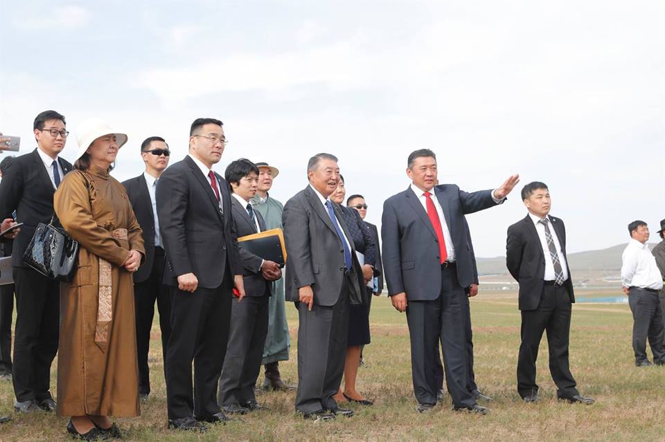 Япон Улсын парламентын Төлөөлөгчдийн танхимын дарга ноён Т.Оошима болон холбогдох албаны төлөөлөгчдөд зориулсан монгол үндэсний бэсрэг наадам боллоо